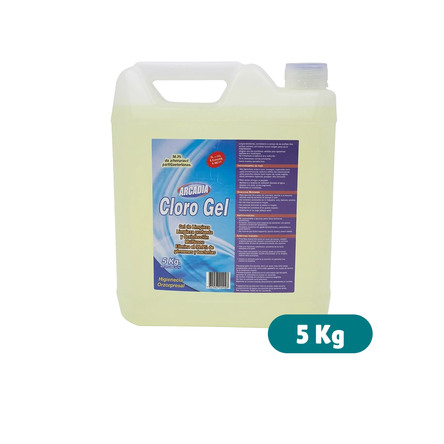 ARCADIA CLORO GEL CONCENTRADO 5 Kg