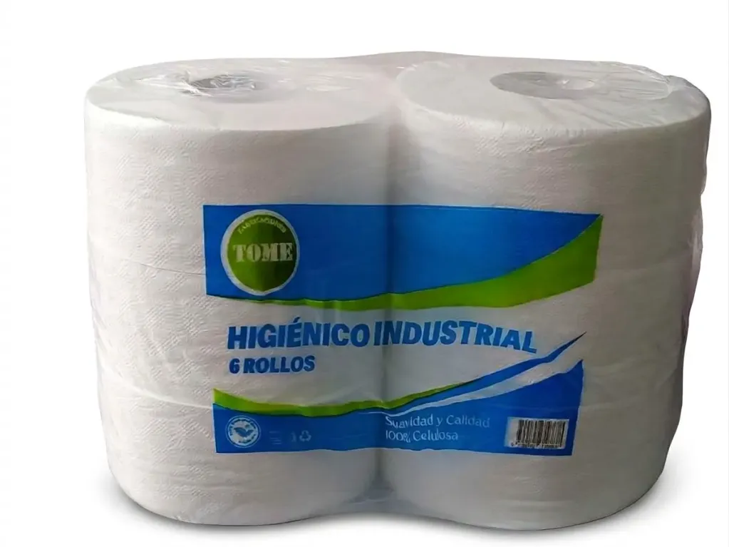 Papel Higiénico TOME Premium Hoja Simple – 6 Rollos de 300 Metros