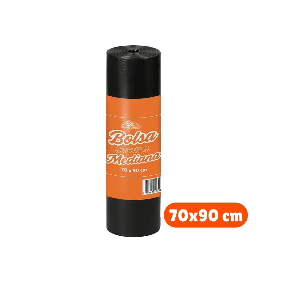 Bolsa de Basura Rollo 70 X 90 cm Mediana PA