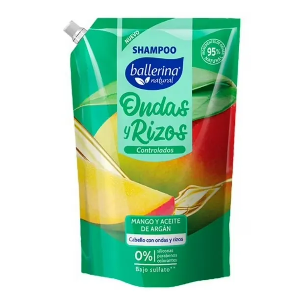 Shampoo Ballerina Ondas y Rizos Controlados, 750 ml