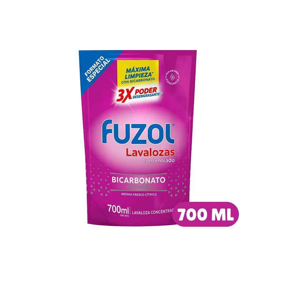 Lavaloza Concentrado Vinagre y Bicarbonato Fuzol 700 ml